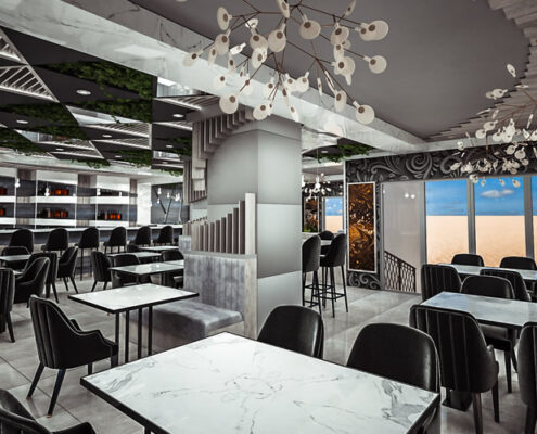 Restaurant design, Bar design