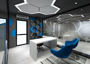 office interior design, night club design, reception design