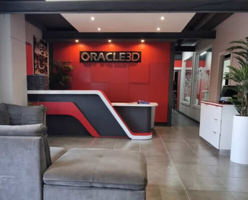 shop fitting, construction business, 3d rendering interior design